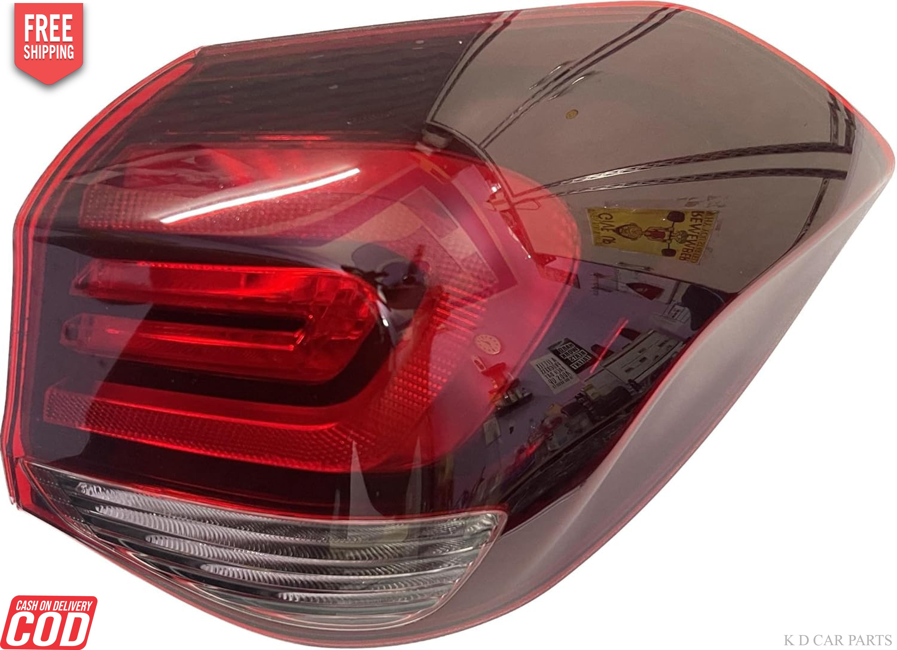 Red tail light for Hyundai I20 2018-2020 model vehicle.