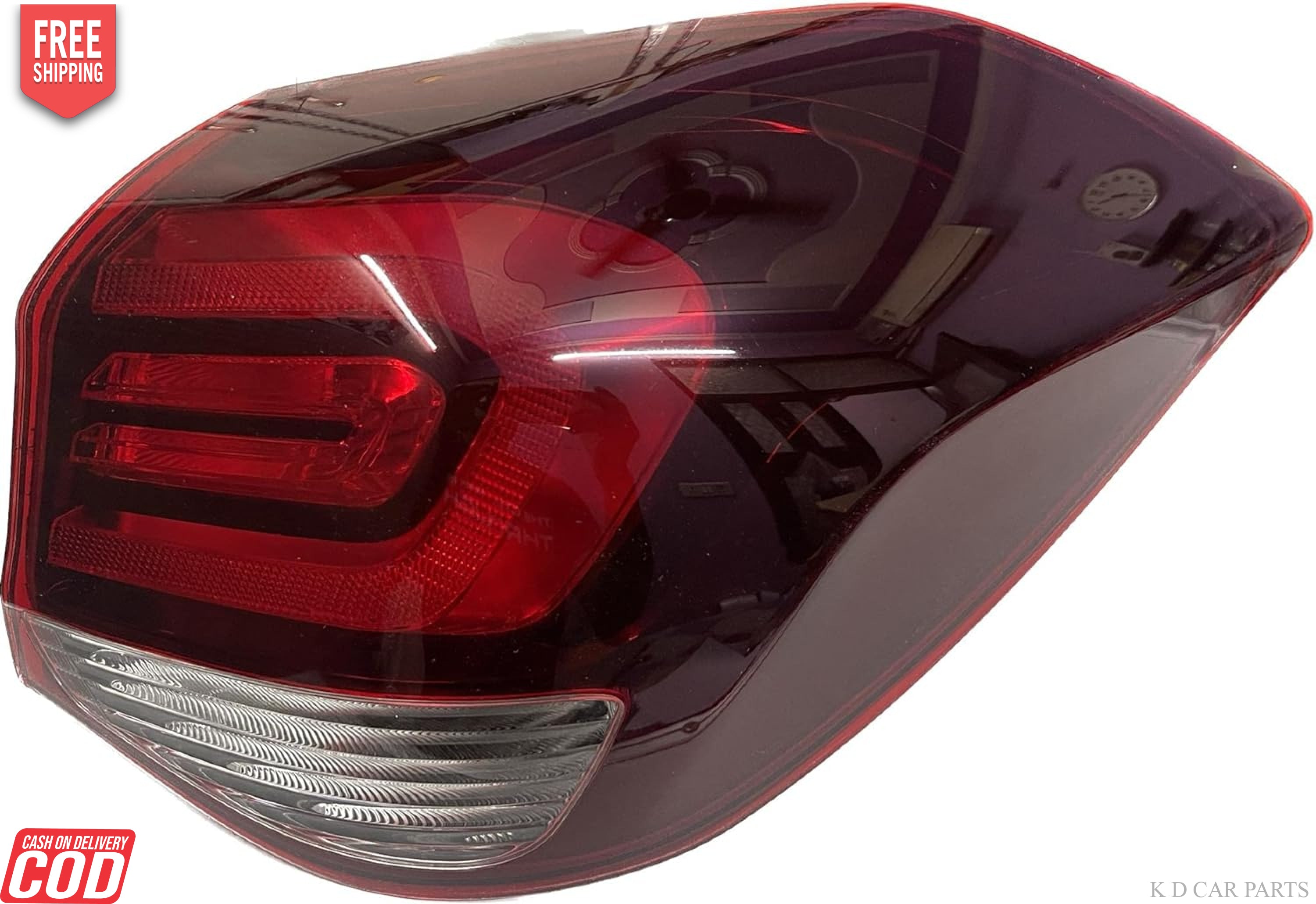 Red tail light for Hyundai I20 2018-2020 model vehicle.