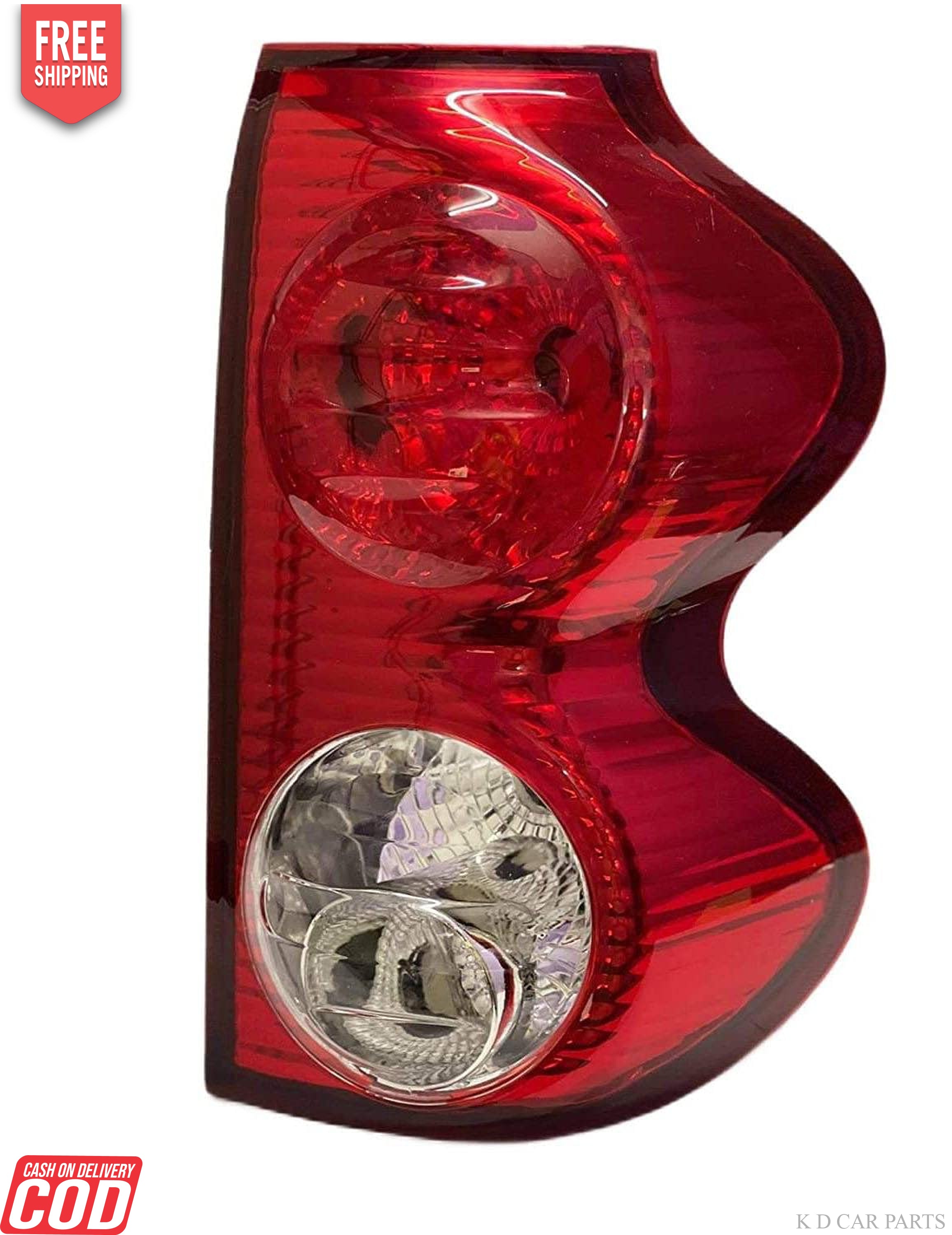 A red tail light for a Mahindra Scorpio New Model 2006-2014.