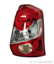 Red tail light for Toyota Etios Liva 2011-2020 with a clear, break-resistant glass and a chrome-colored lens.