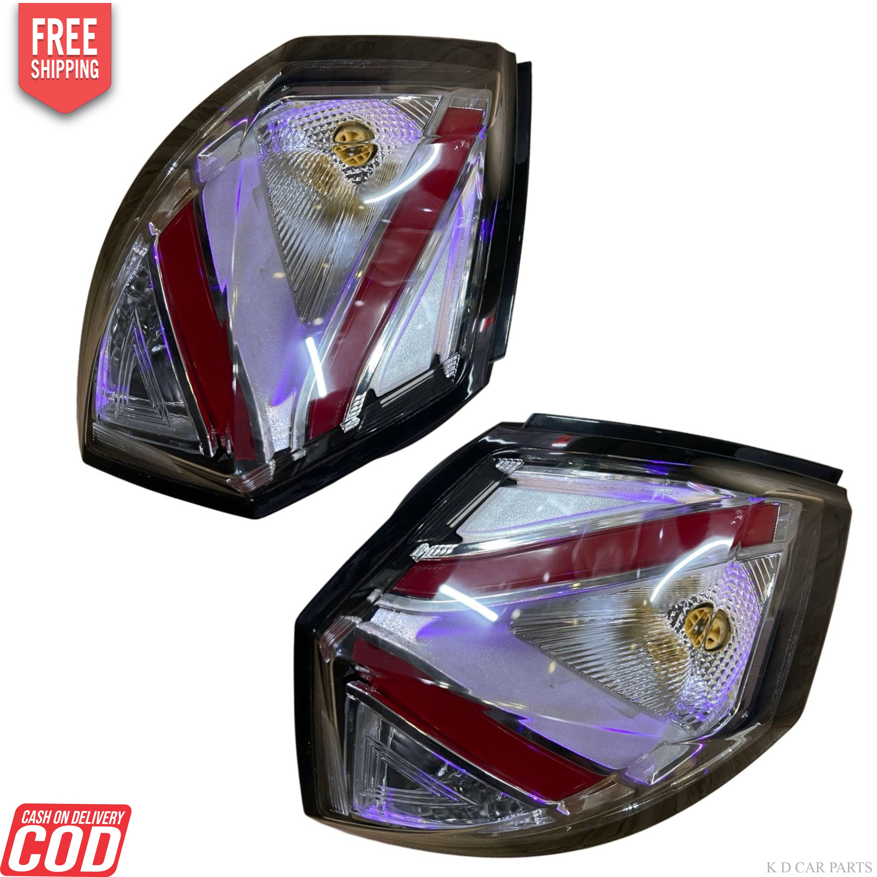 K D Taillight Assembly for Tata Nexon 2019-2024 SET TAIL LIGHT