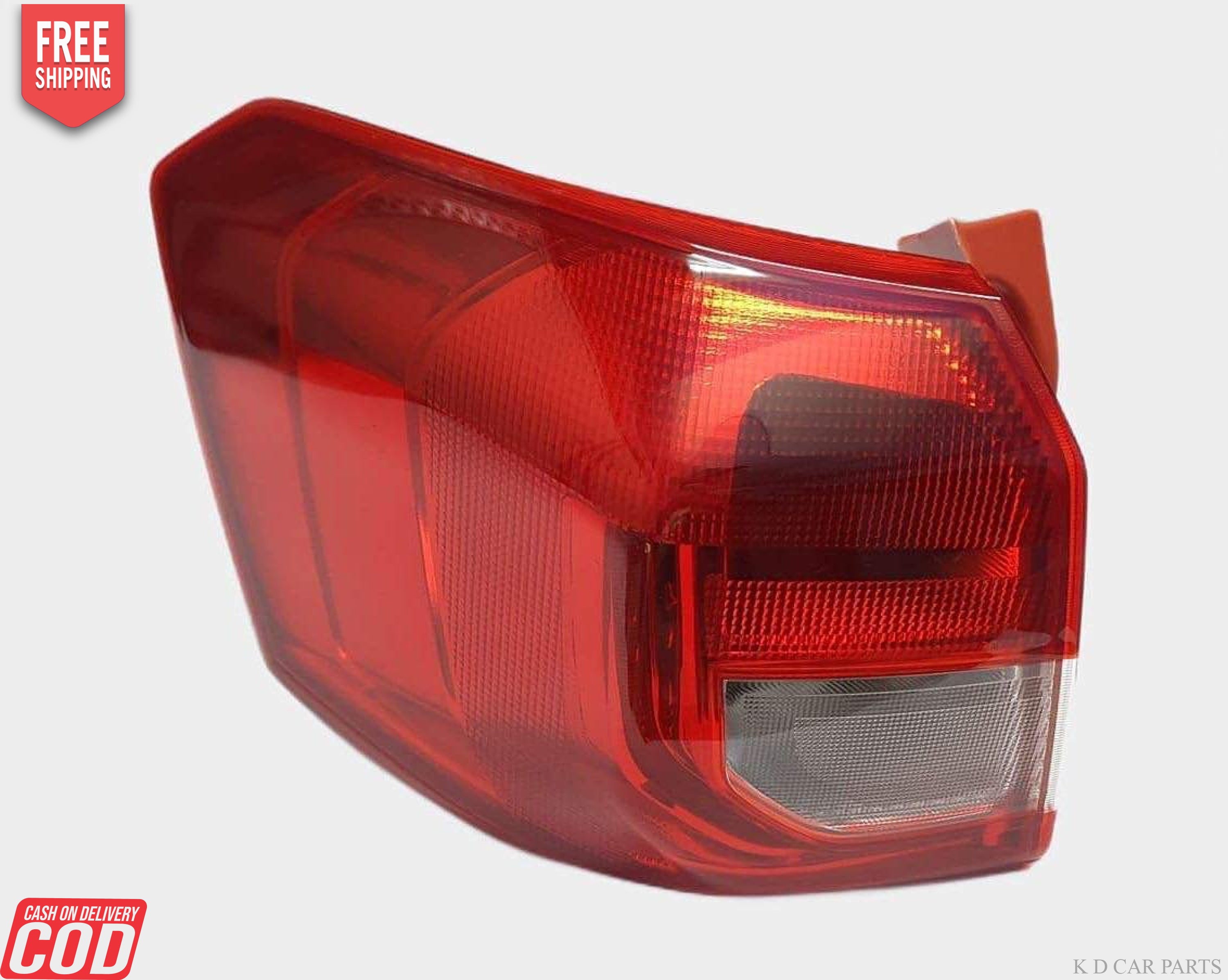 Red tail light assembly for Maruti Suzuki Vitara Brezza, non-LED model.