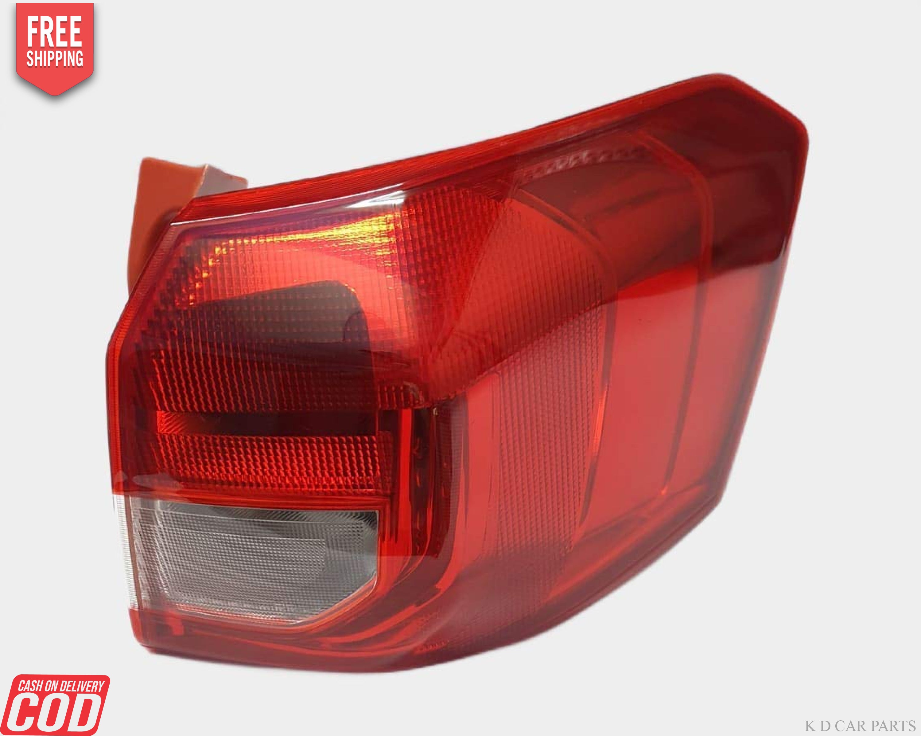 Red tail light assembly for Maruti Suzuki Vitara Brezza, non-LED model.