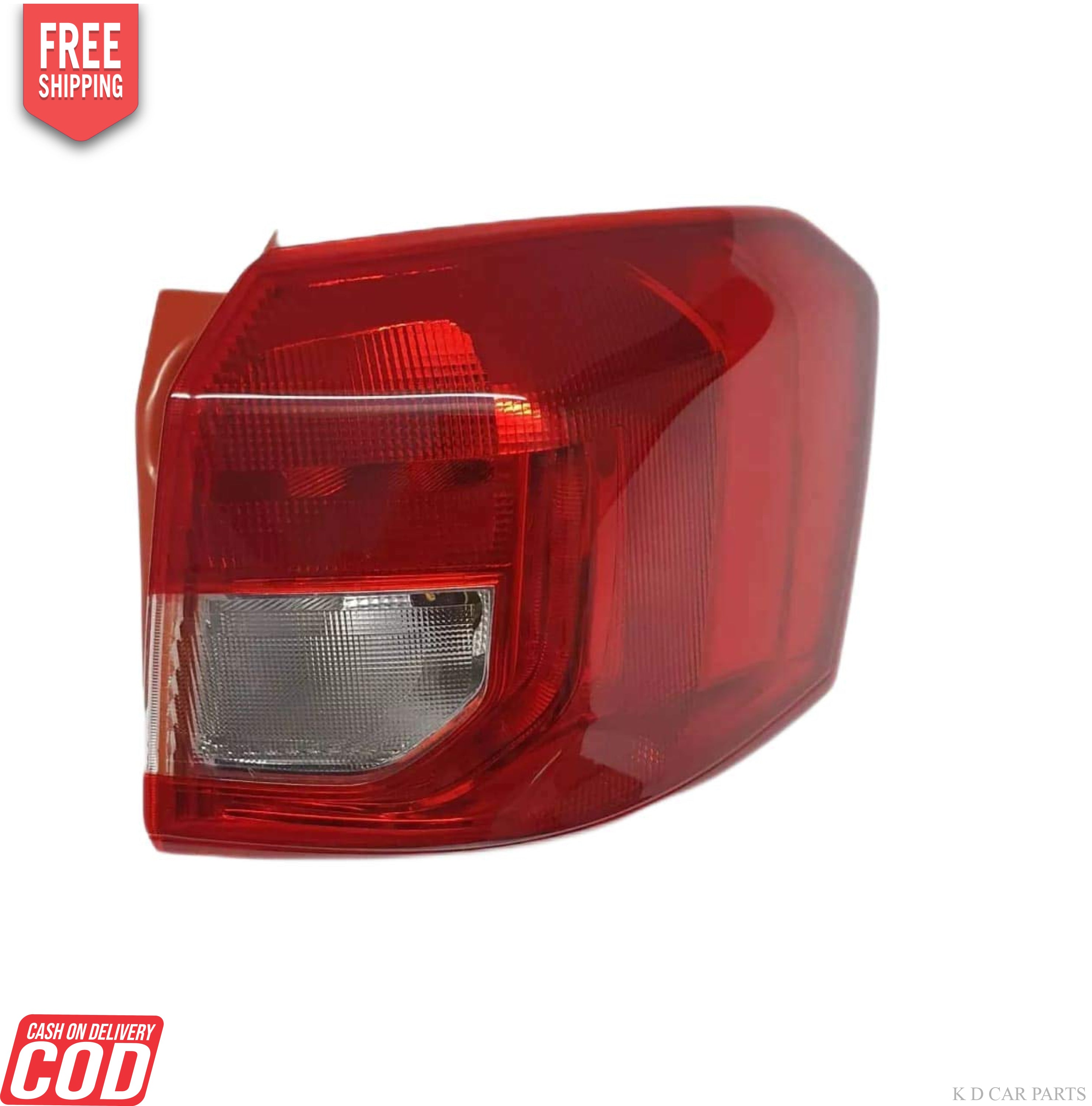 Red tail light assembly for Maruti Suzuki Vitara Brezza, non-LED model.