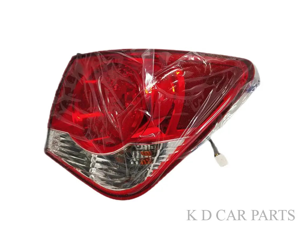 Red tail light for Chevrolet Cruze 2009-2017, wrapped in bubble packaging.
