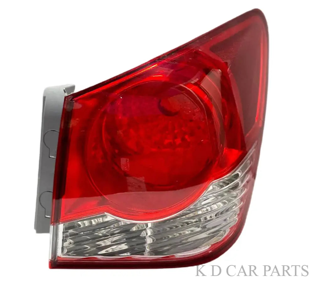 Red tail light for Chevrolet Cruze 2009-2017, wrapped in bubble packaging.