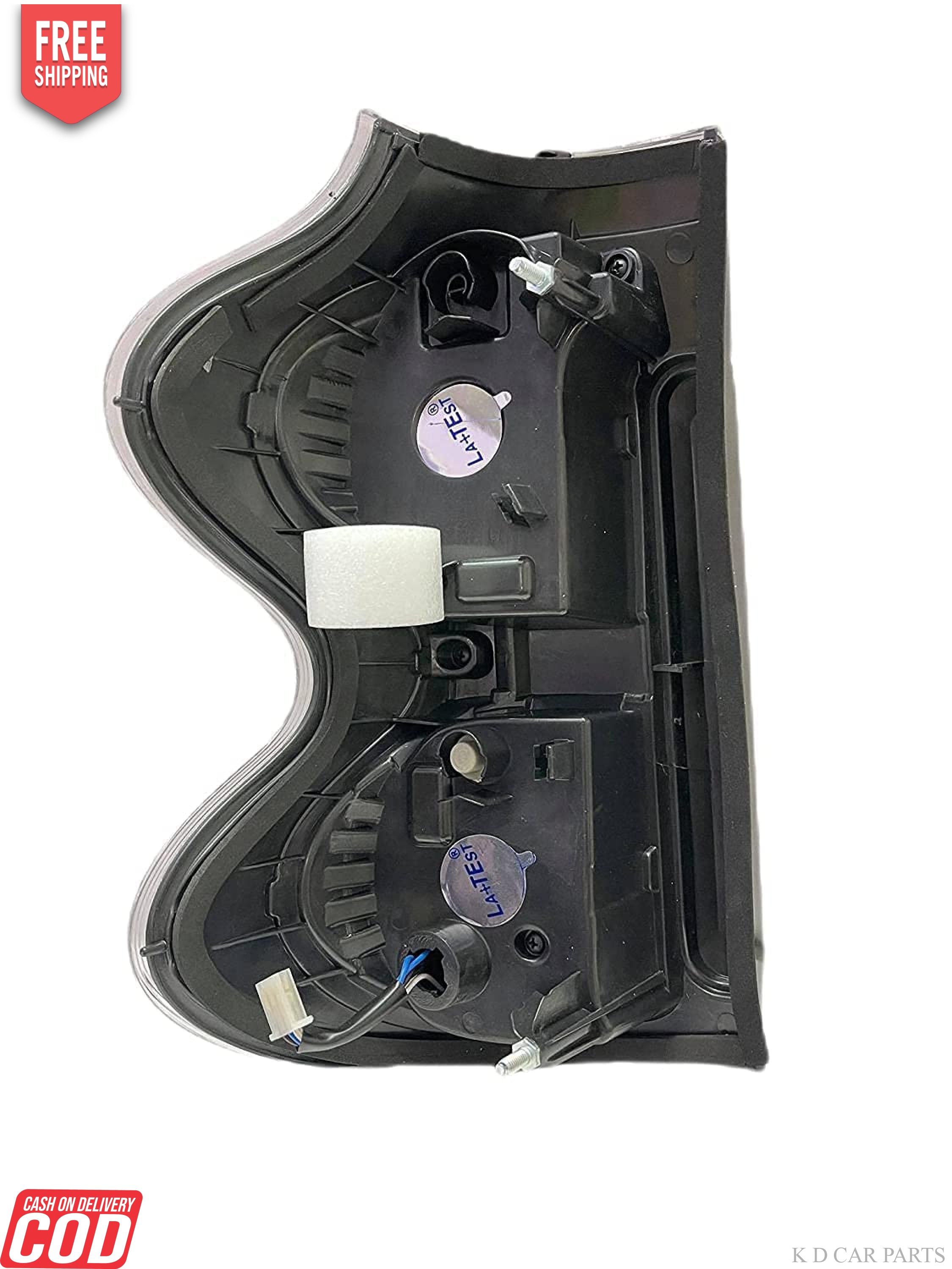 Red tail light for Mahindra Scorpio S10, featuring clear, break-resistant lens and a classic, elegant design.