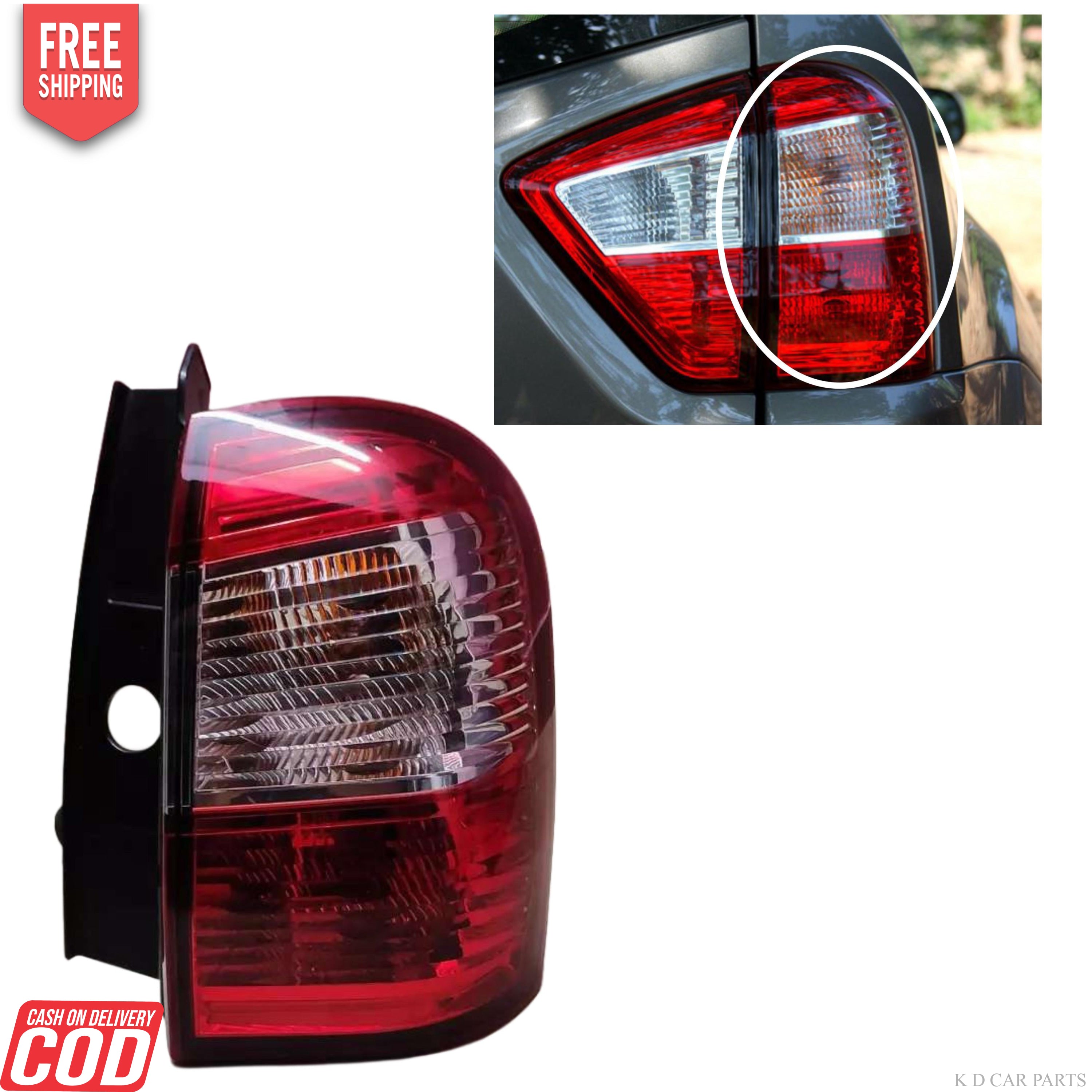 Terrano tail light assembly

