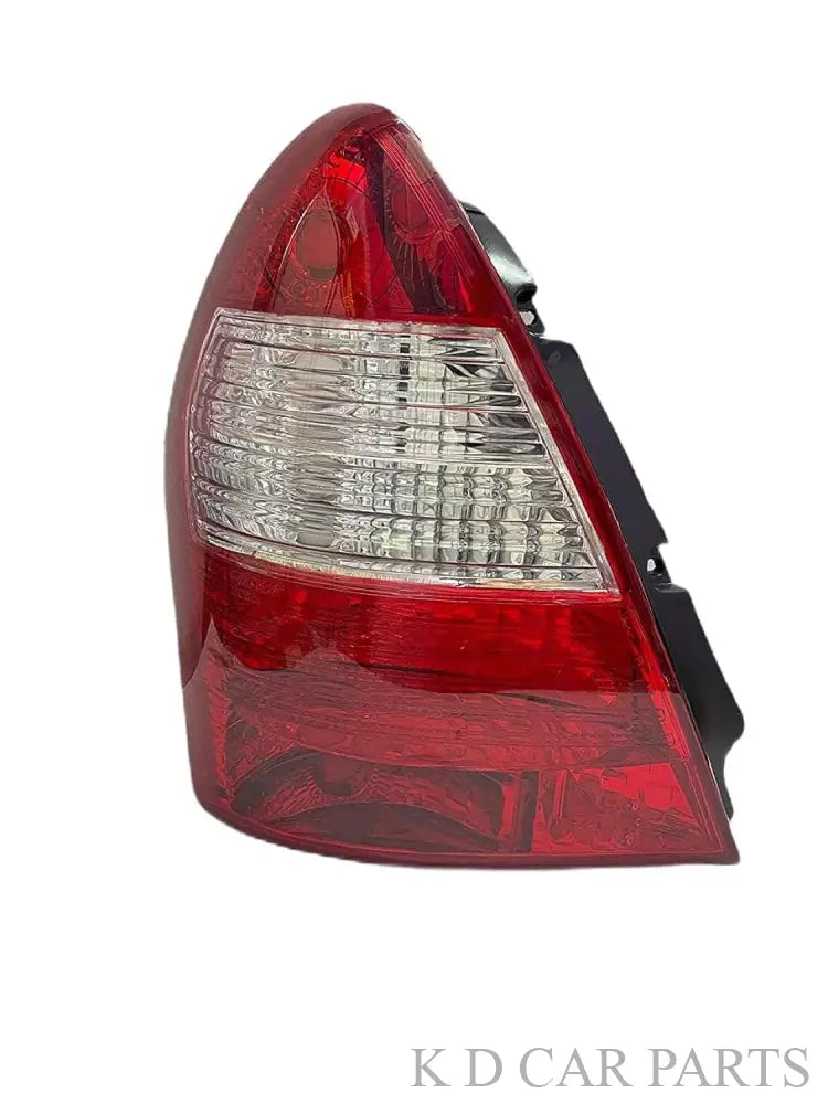 Red and clear tail light for Tata Indigo Type 2, featuring a classic design.