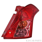Red tail light for Maruti Suzuki Swift 2005-2011 with clear lens and visible internal components.