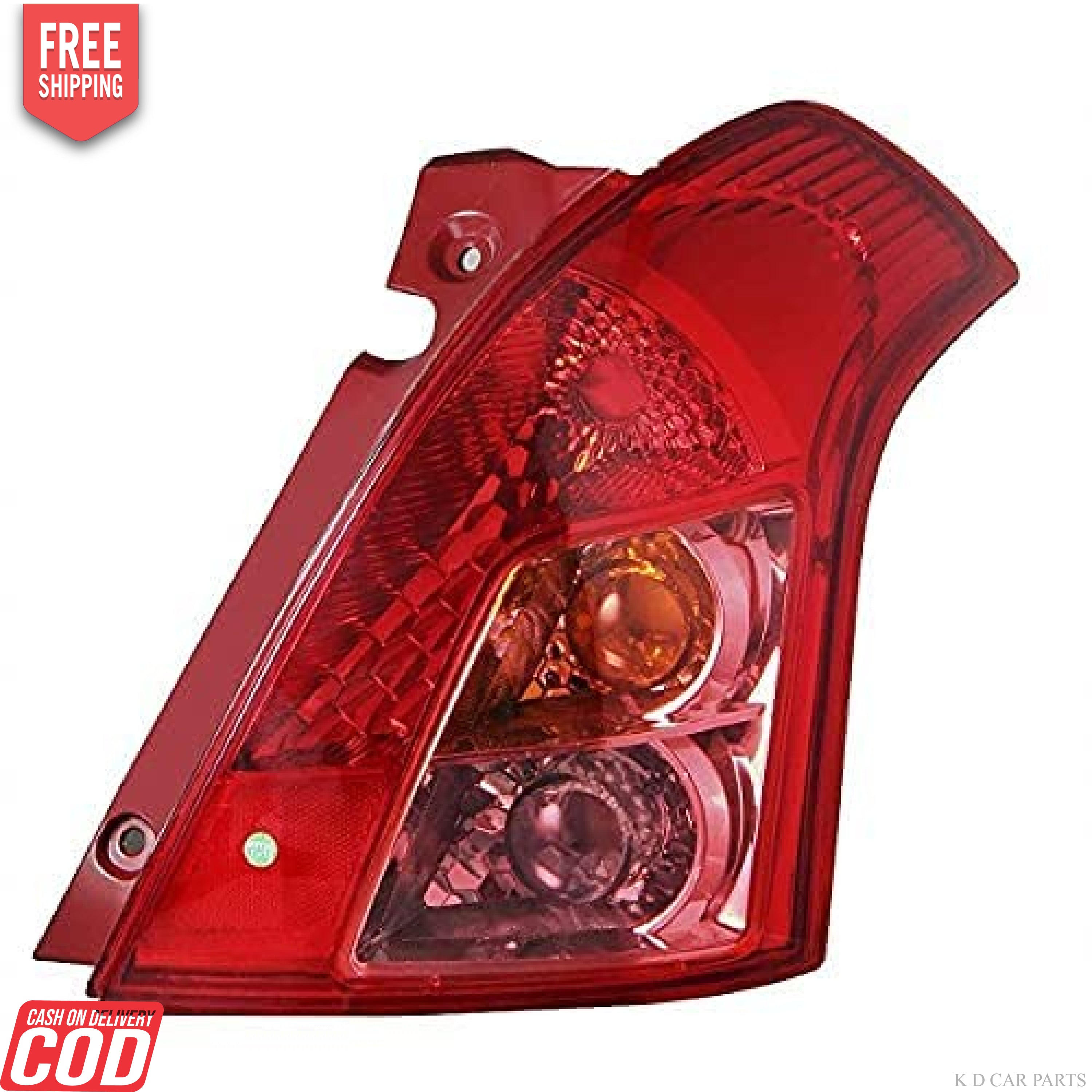 Red tail light for Maruti Suzuki Swift 2005-2011 with clear lens and visible internal components.
