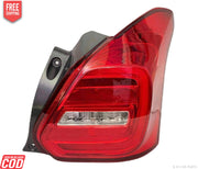 Red tail light for a Maruti Suzuki Swift vehicle, showcasing the brake light and reverse light sections.