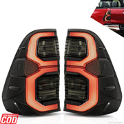 Hilux tail light upgrade smoky black