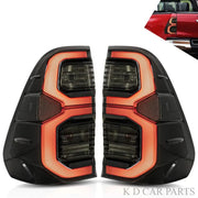 Hilux tail light upgrade smoky black