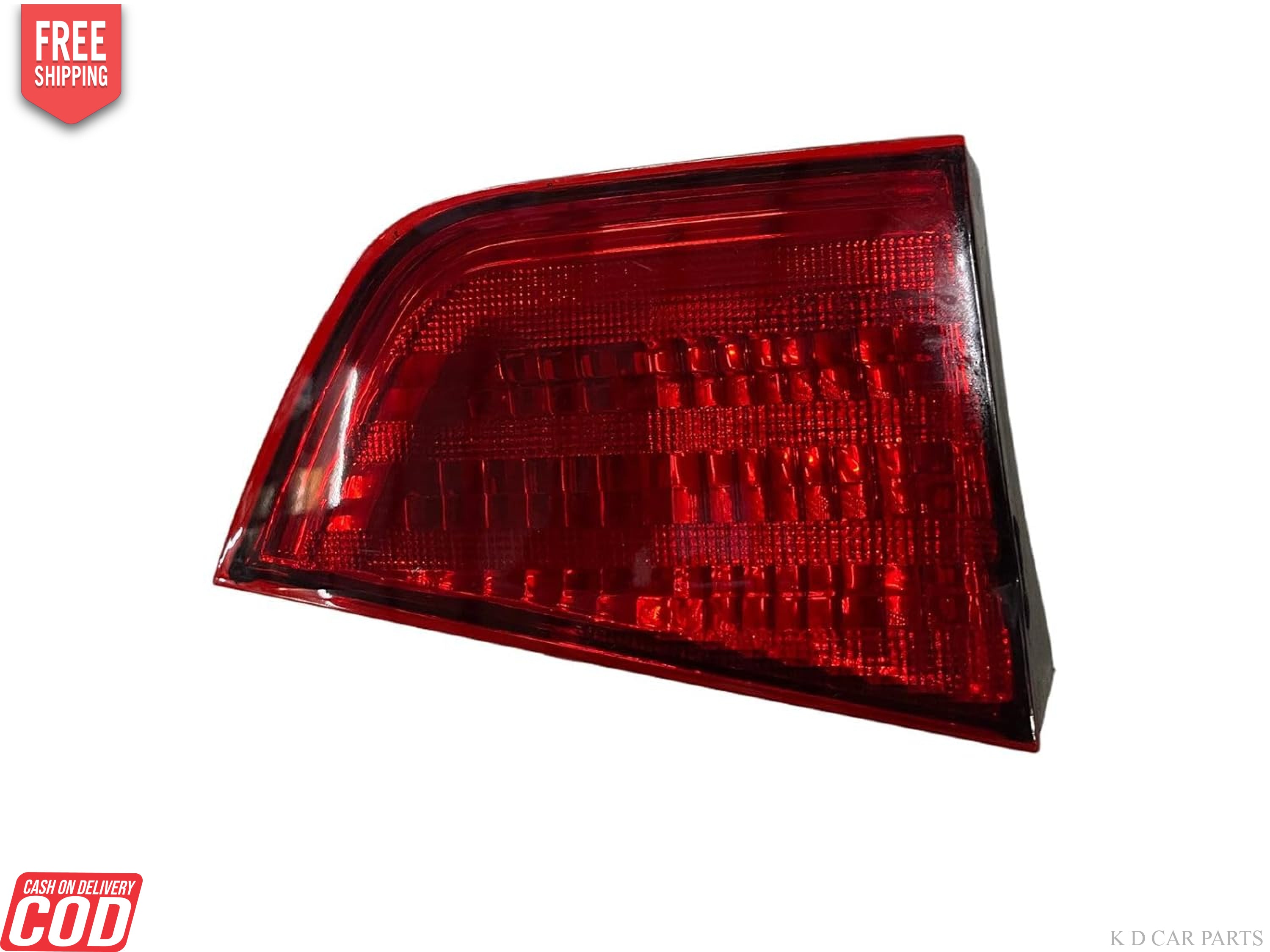 A pair of red tail light assemblies for the Honda Mobilio 2014-2017 model years.