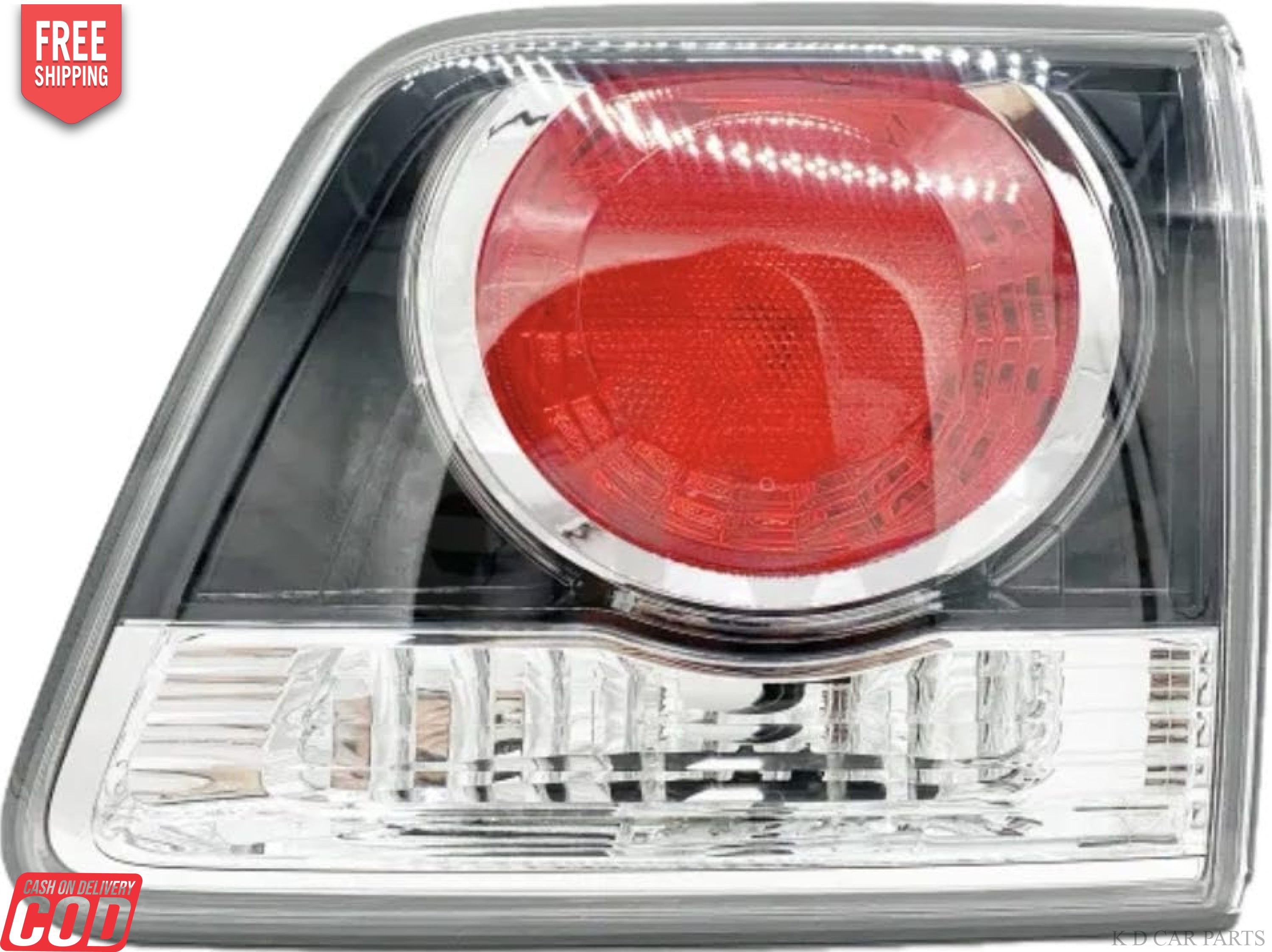 K D Taillight/Dicky light assembly For Toyota Fortuner BLACK RIGHT DICKY LIGHT