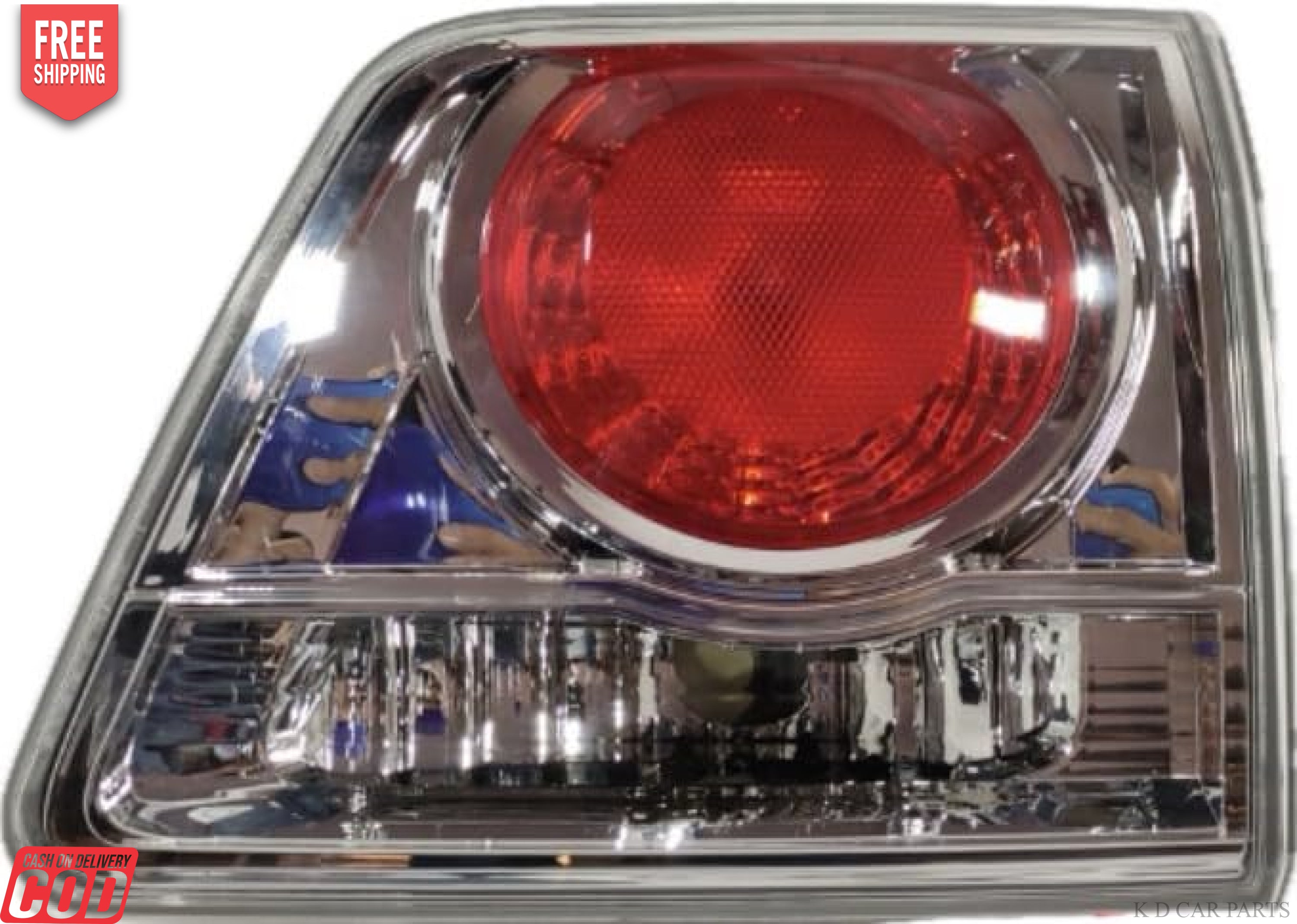 K D Taillight/Dicky light assembly For Toyota Fortuner CHROME RIGHT DICKY LIGHT