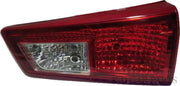 Red tail light assembly for Toyota Innova CRYSTA 2016-Present with a clear lens and a red-colored housing.
