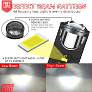 Y6 LED headlight conversion