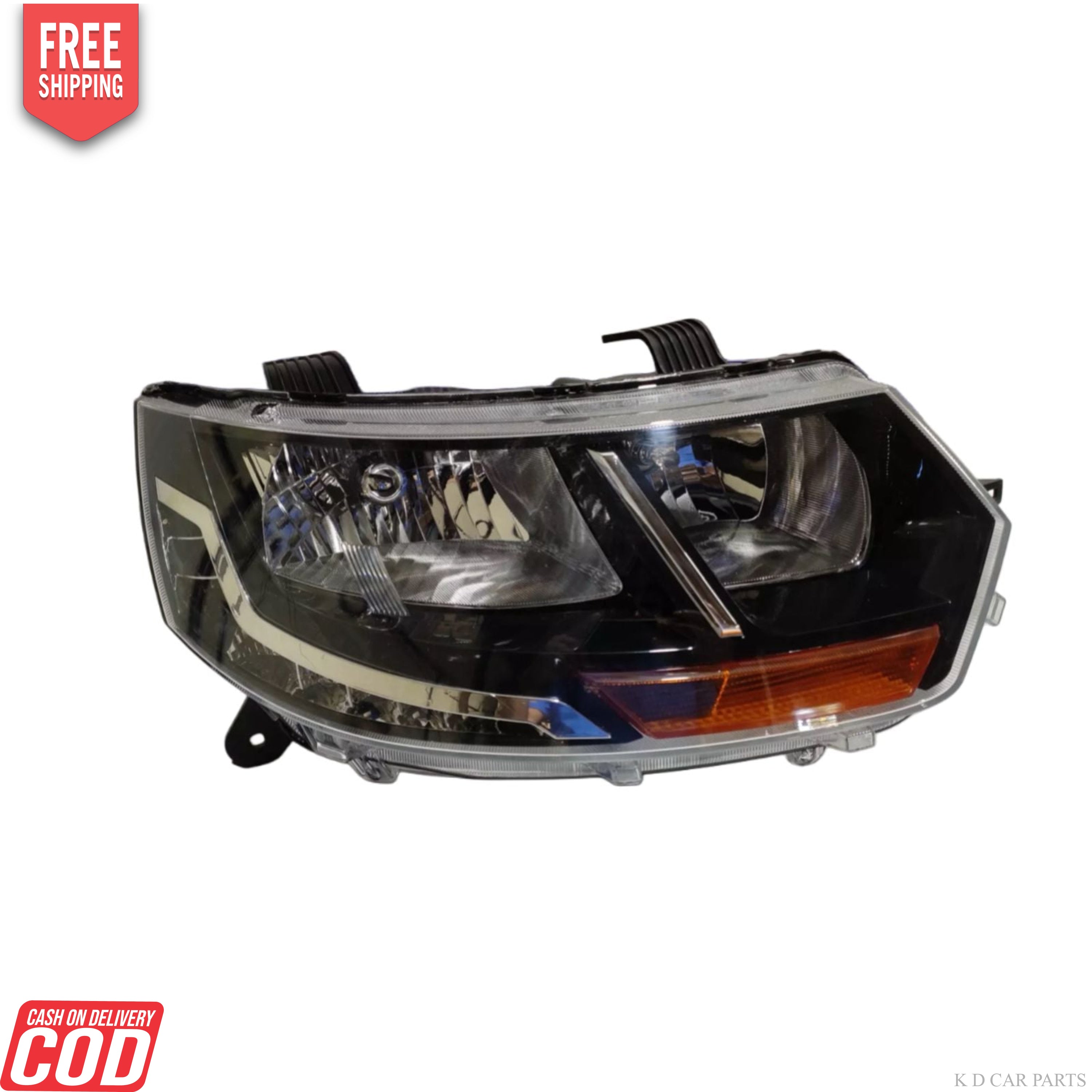 LUMAX HEADLIGHT FOR MAHINDRA KUV 100 TYPE 2 WITH MOTOR & DRL 2017-NOW RIGHT HEADLIGHT