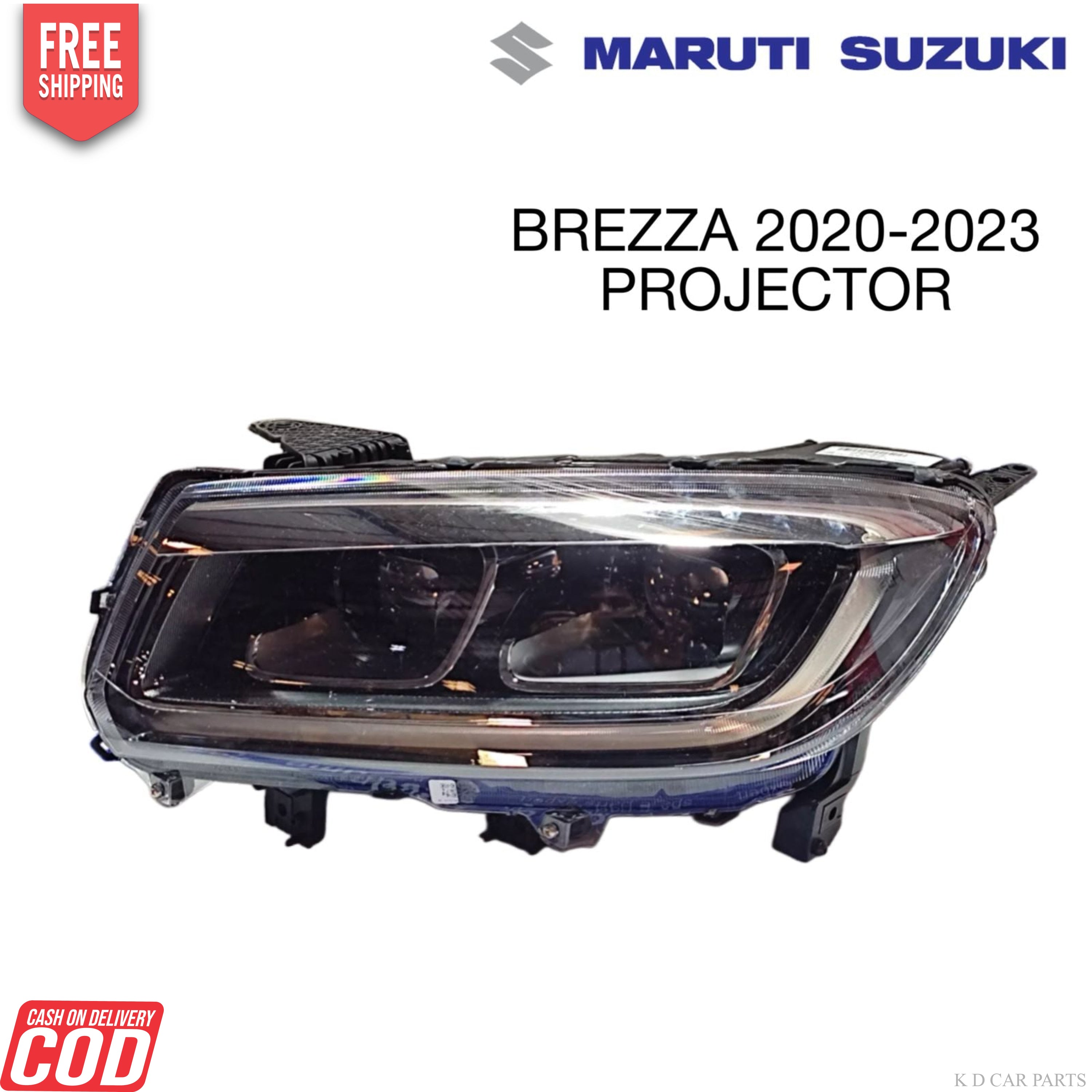 LUMAX HEADLIGHT FOR MARUTI BREZZA PROJECTOR 2020-2023 RIGHT HEADLIGHT