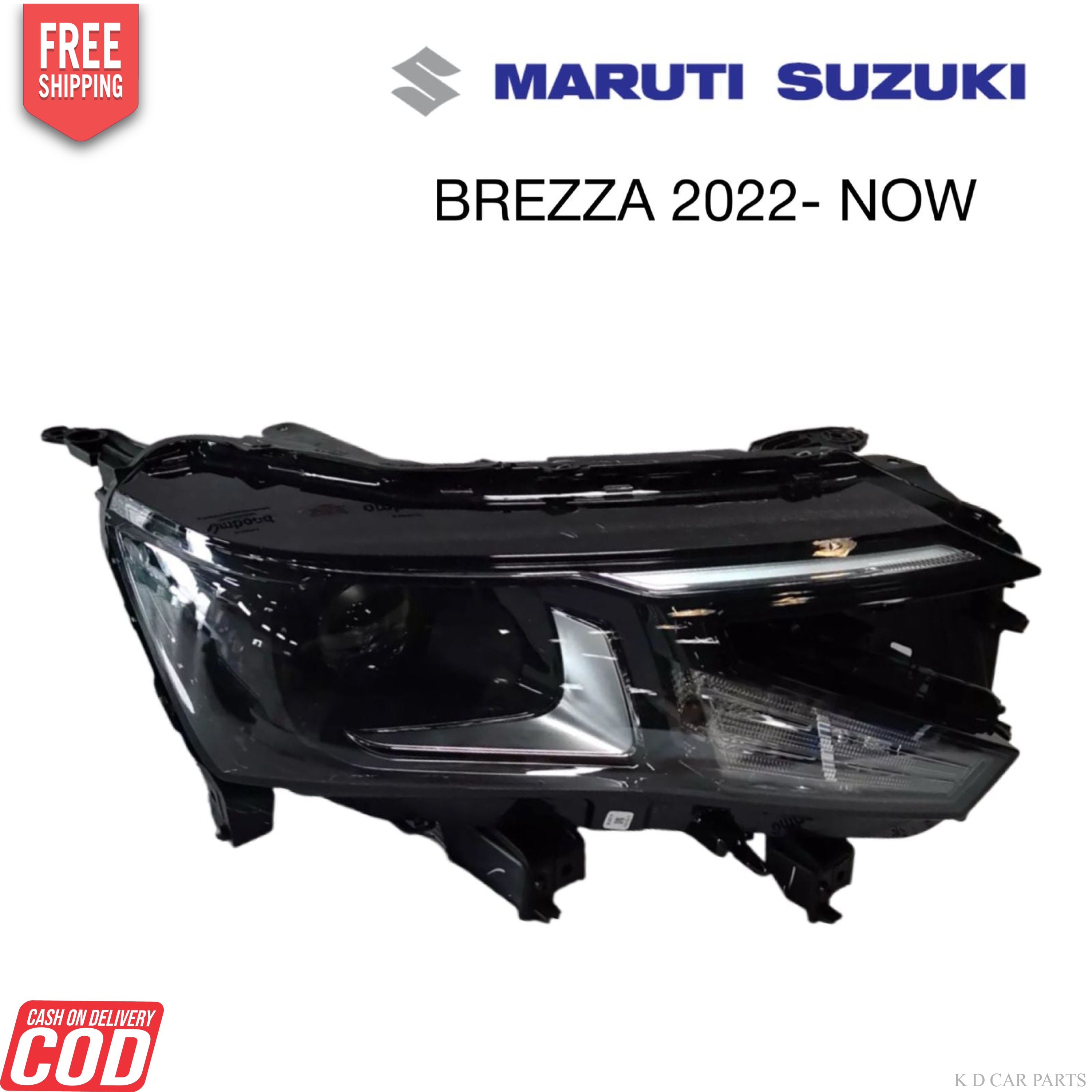 LUMAX HEADLIGHT FOR MARUTI BREZZA PROJECTOR 2022-NOW RIGHT HEADLIGHT
