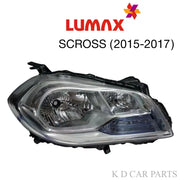 LUMAX HEADLIGHT FOR MARUTI S-CROSS 2015-2017 RIGHT HEADLIGHT