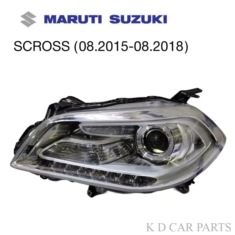 LUMAX HEADLIGHT FOR MARUTI SUZUKI S-CROSS 2015-2018 PROJECTOR LEFT HEADLIGHT