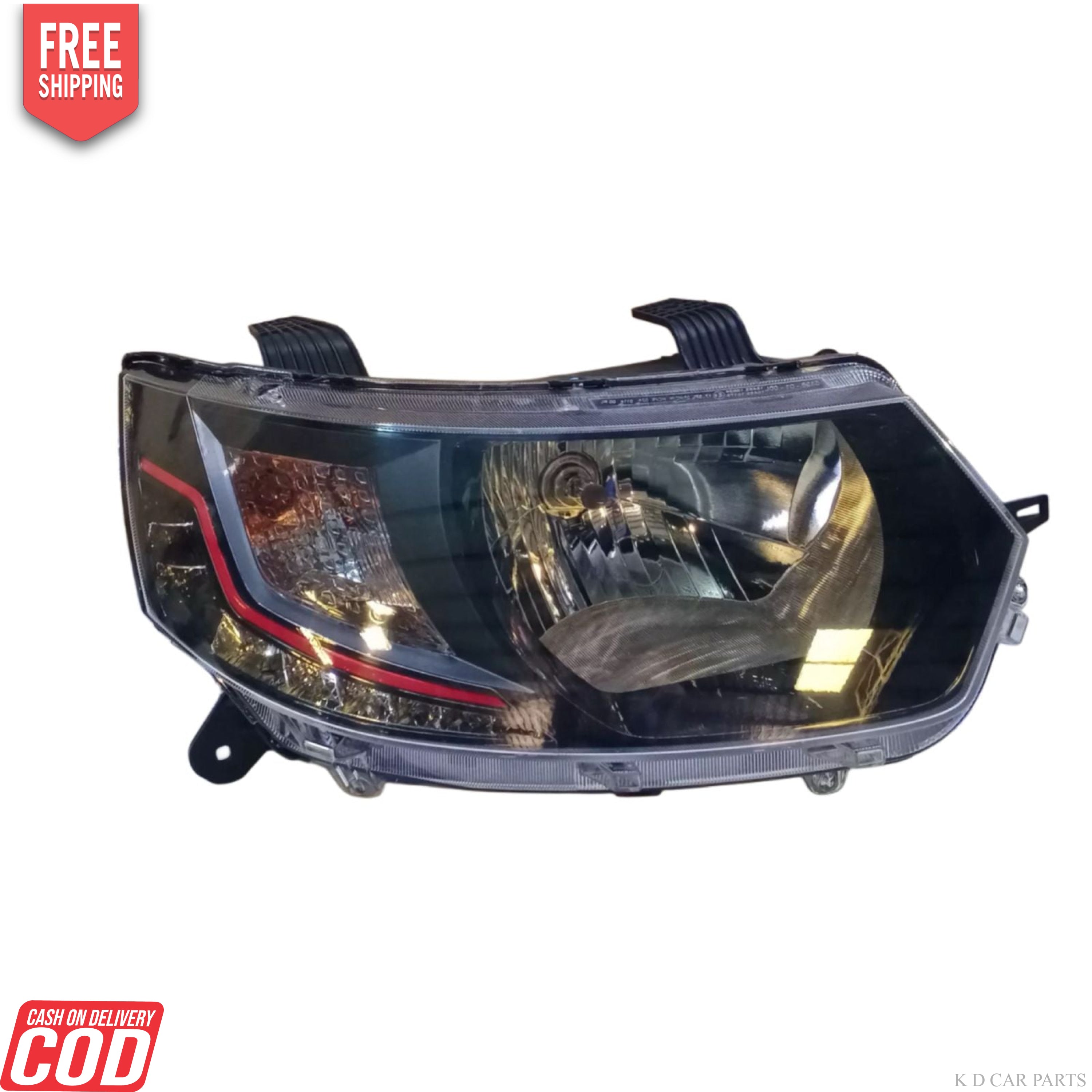 LUMAX HEADLIGHT KUV 100 WITH MOTOR & DRL 2016- NOW RIGHT HEADLIGHT