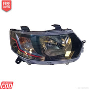 LUMAX HEADLIGHT KUV 100 WITH MOTOR & DRL 2016- NOW RIGHT HEADLIGHT