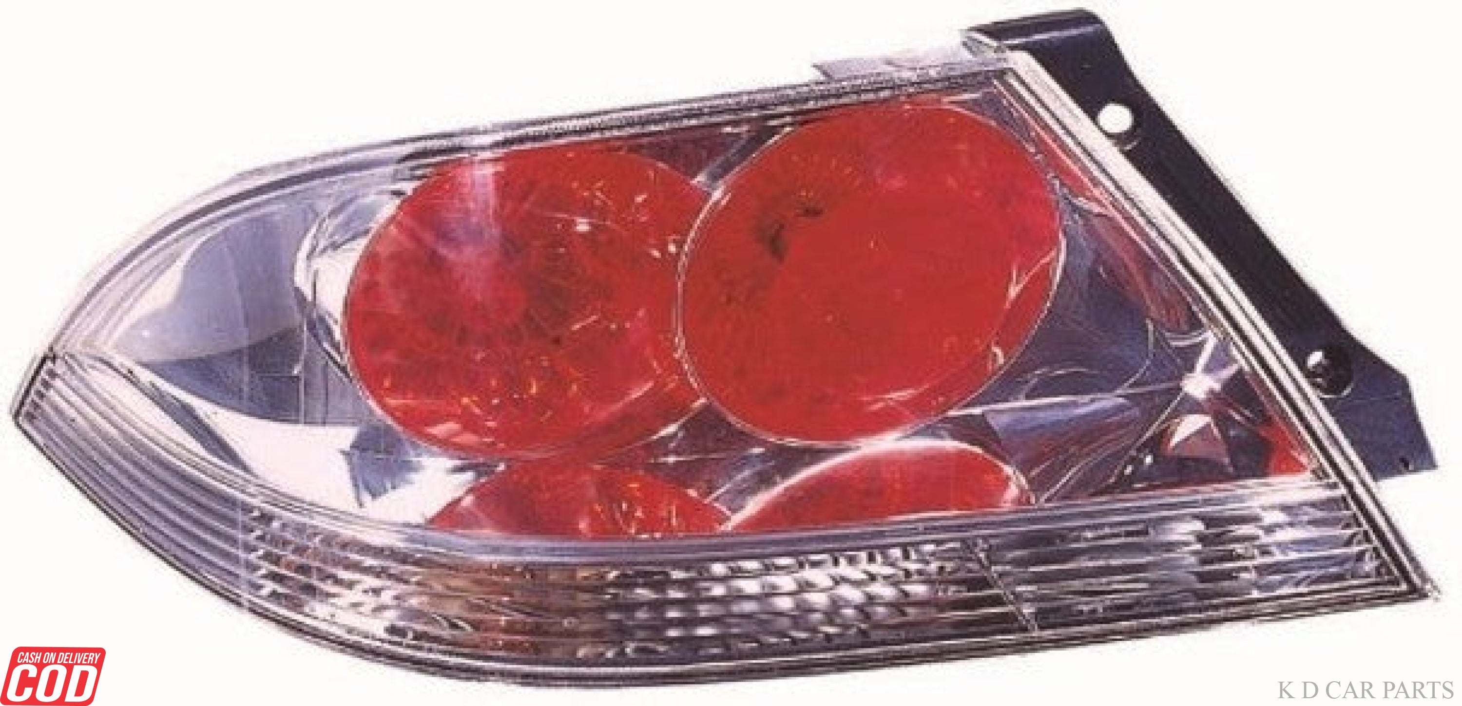 Mitsubishi Lancer Cedia Sports chrome tail light assembly, Lancer Cedia Sports chrome tail lamp, Mitsubishi Lancer rear light unit, Lancer Cedia tail light chrome, Mitsubishi Lancer Cedia Sports spare parts