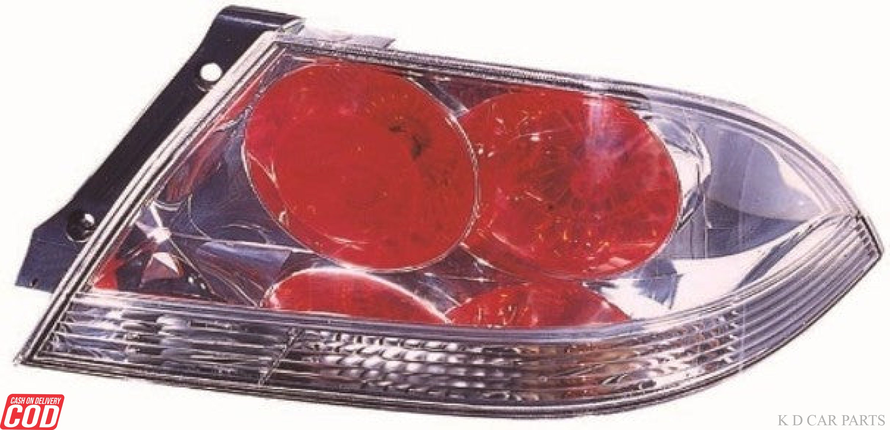 Mitsubishi Lancer Cedia Sports chrome tail light assembly, Lancer Cedia Sports chrome tail lamp, Mitsubishi Lancer rear light unit, Lancer Cedia tail light chrome, Mitsubishi Lancer Cedia Sports spare parts