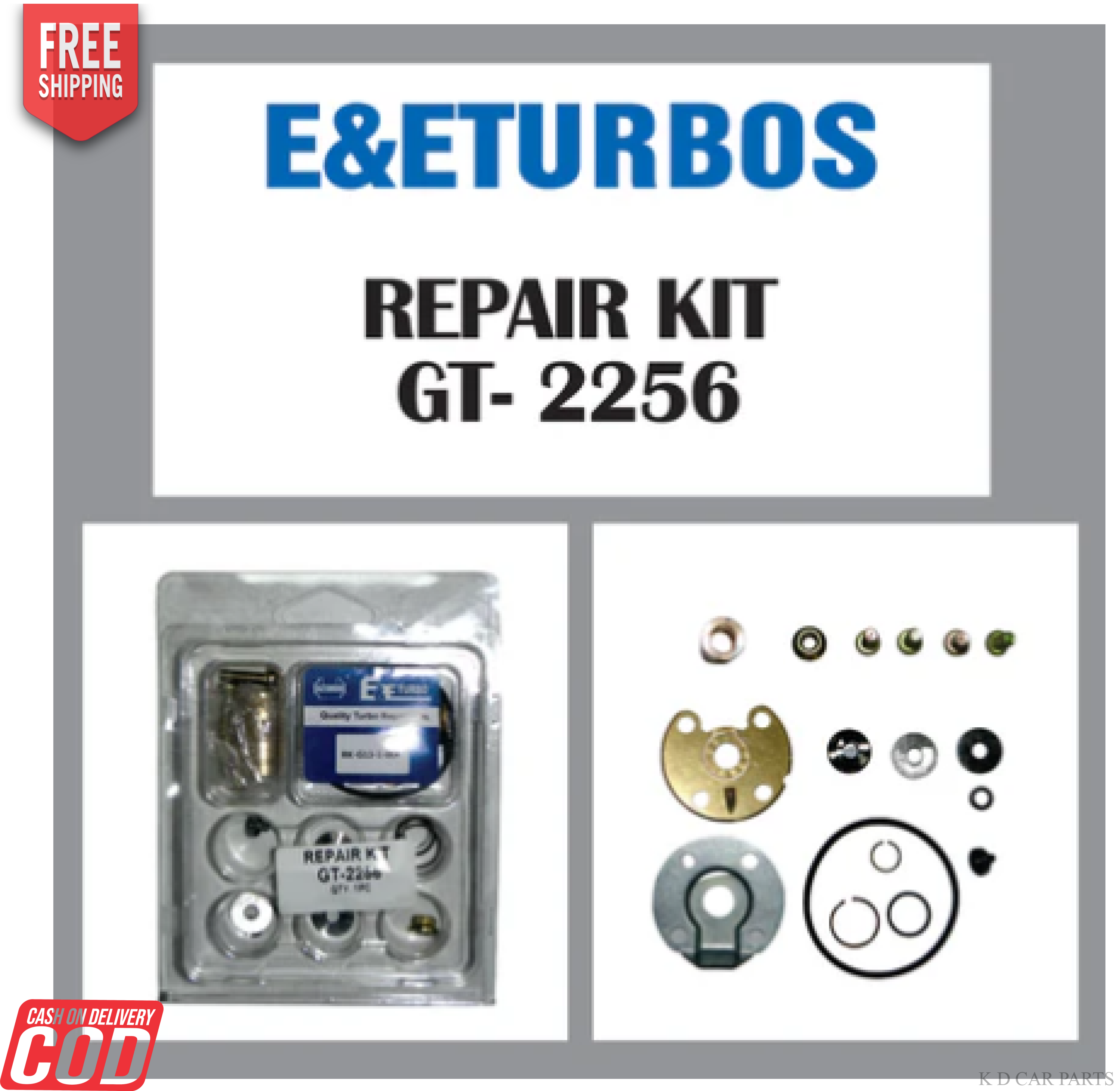 Turbocharger Repair kit for Tata Caterpillar Perkins GT2256 E&E REPAIR KIT
