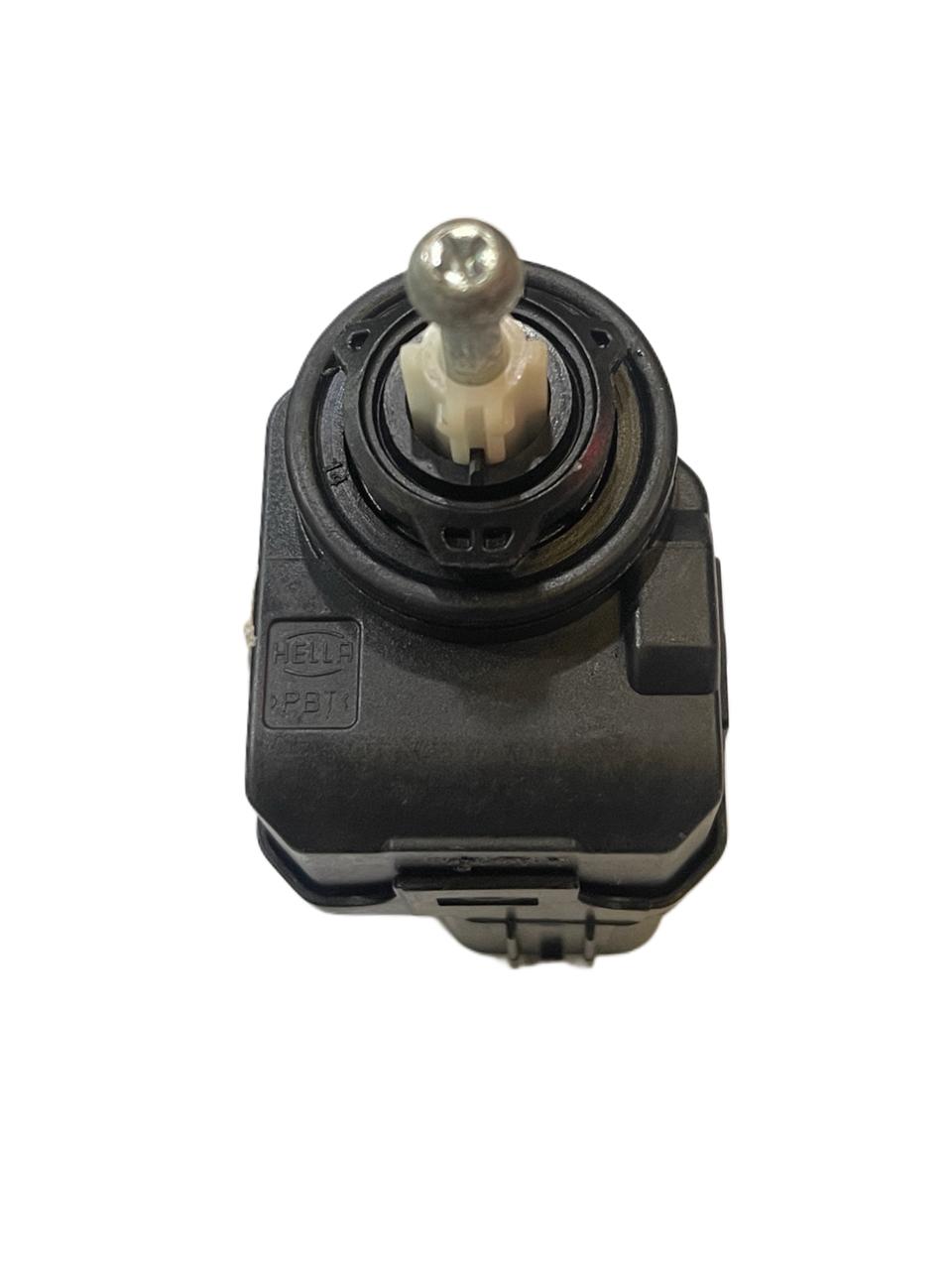 Mechanical component with a measuring tape for scale on a white background