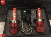 WHITE H19 LED HEADLIGHT BULB (HIGH QUALITY) PAIR 200 WATT LED BULB