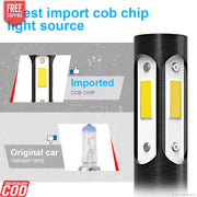 WHITE H4 LED HEADLIGHT BULB (HIGH QUALITY) PAIR LED BULB