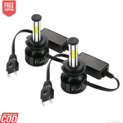 WHITE H7 LED HEADLIGHT BULB (HIGH QUALITY) PAIR 200 WATT LED BULB