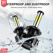 WHITE H7 LED HEADLIGHT BULB (HIGH QUALITY) PAIR LED BULB