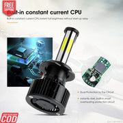 WHITE H7 LED HEADLIGHT BULB (HIGH QUALITY) PAIR LED BULB