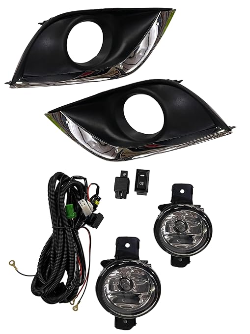 Fog Lamp set for Nissan Sunny, Pulse, Scala (Right & Left Sides) Complete Kit